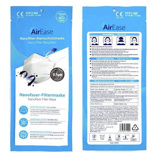 AIR EASE FFP2 Nanofilter Maske